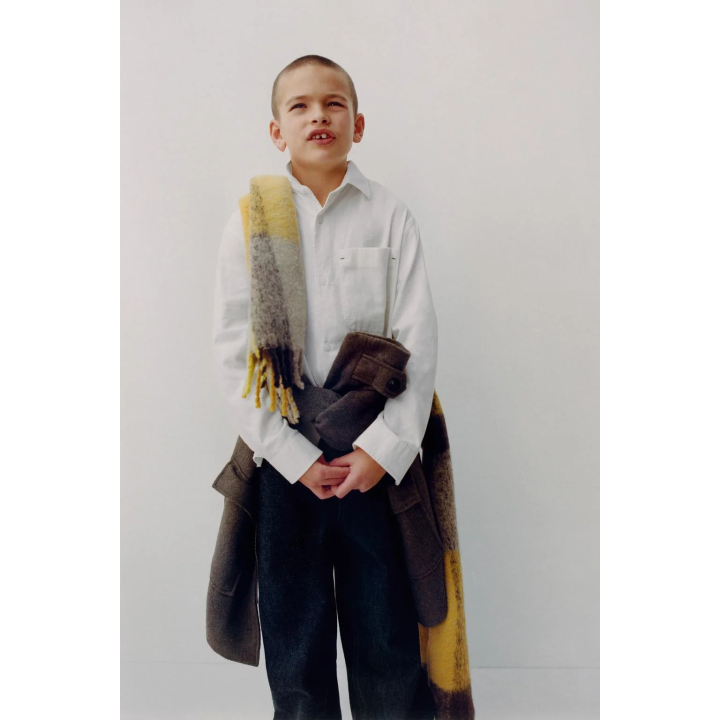 ФЛАНЕЛЕВАЯ РУБАШКА С КАРМАНОМ