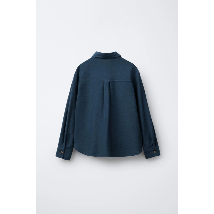 ФЛАНЕЛЕВАЯ РУБАШКА С КАРМАНОМ