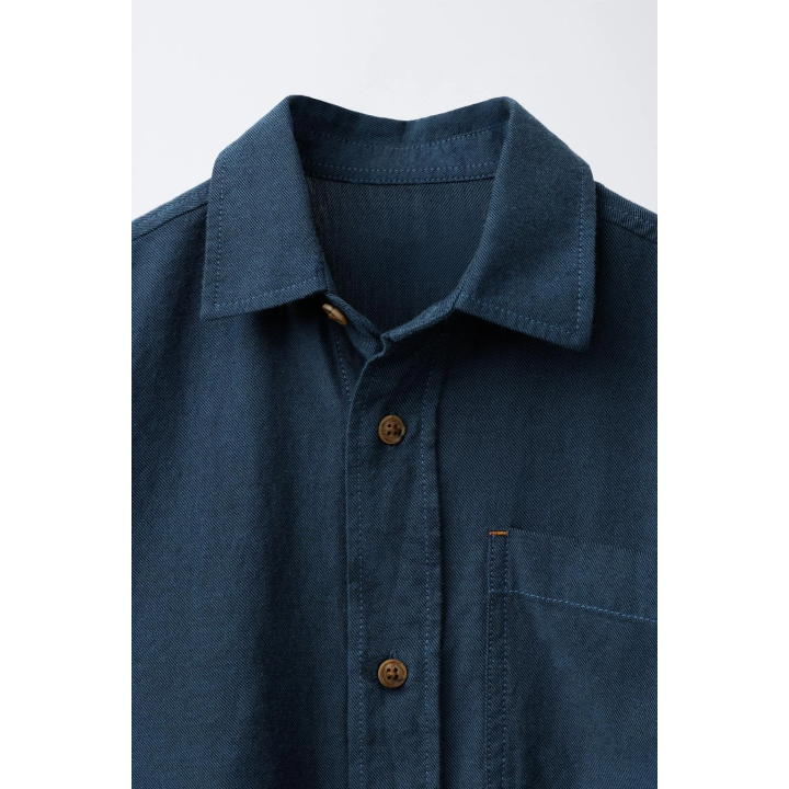 ФЛАНЕЛЕВАЯ РУБАШКА С КАРМАНОМ