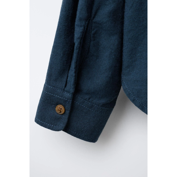 ФЛАНЕЛЕВАЯ РУБАШКА С КАРМАНОМ