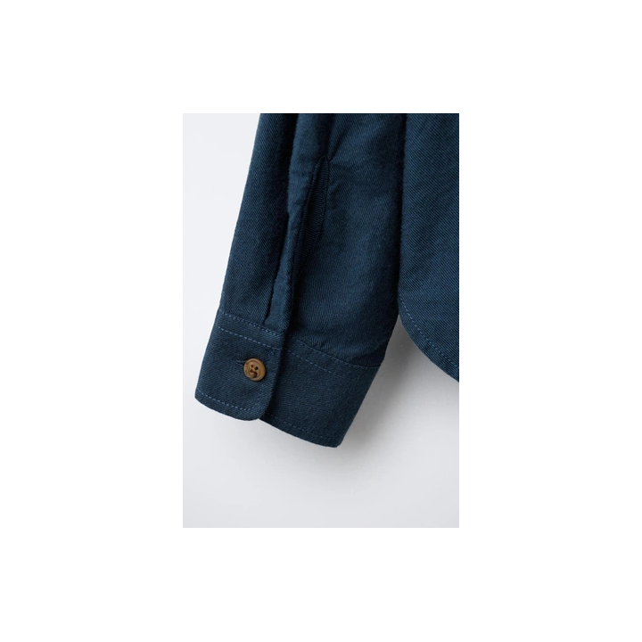 ФЛАНЕЛЕВАЯ РУБАШКА С КАРМАНОМ