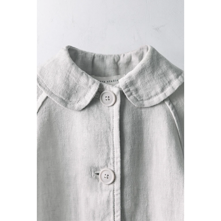 Полупальто из 100% льна ограниченного выпуска для возраста от 2 до 5 лет