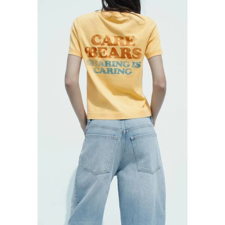 ФУТБОЛКА С ЭФФЕКТОМ ПОТЕРТОСТИ CARE BEARS™