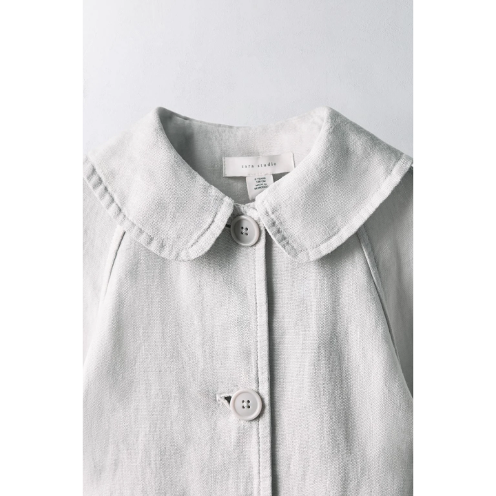 Пальто тренч ограниченной коллекции 6-10 лет из 100% льна