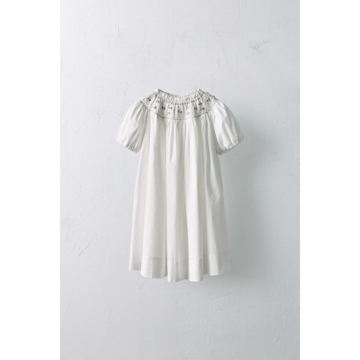 Платье limited edition с вышивкой цветочным узором