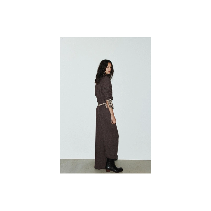 ШИРОКИЕ БРЮКИ ИЗ МЯГКОЙ ТКАНИ