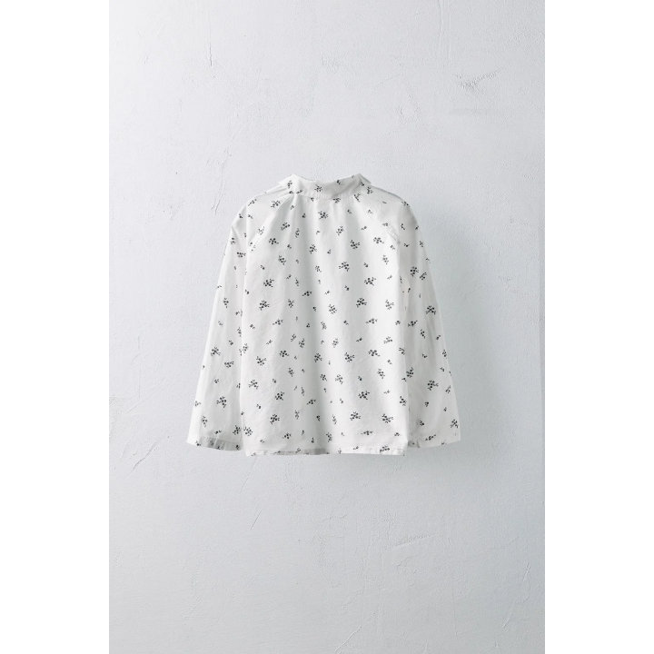 Рубашка zara из макового поплина, 2-6 лет / лимитированное издание