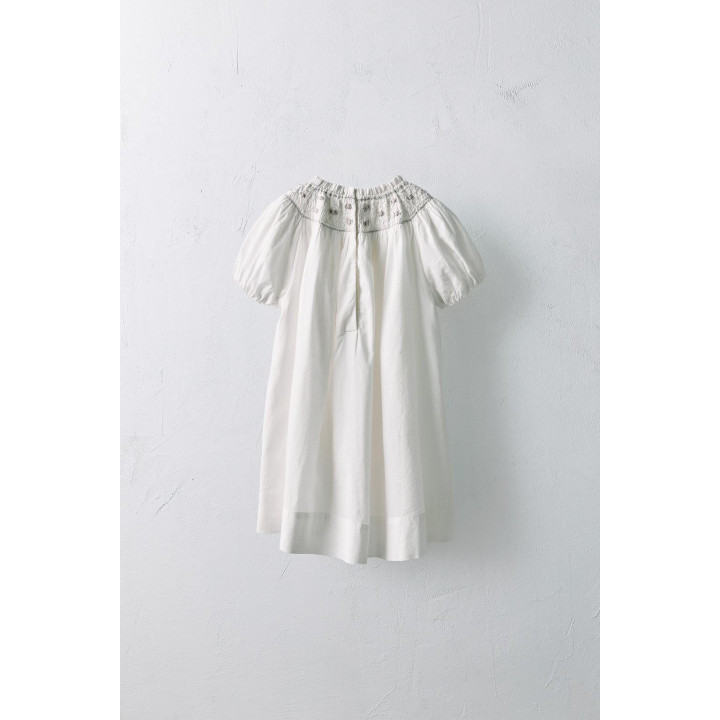 Платье limited edition с вышивкой цветочным узором