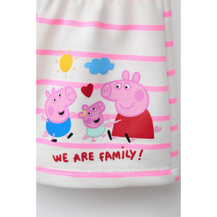 Пижамные шорты peppa pig™ из плюша в полоску