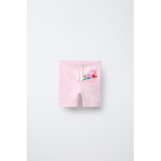 ЛЕГИНСЫ-ВЕЛОСИПЕДКИ В РУБЧИК С ПРИНТОМ PEPPA PIG ™