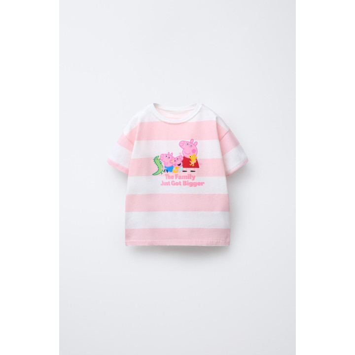 ФУТБОЛКА В ПОЛОСКУ С ПРИНТОМ PEPPA PIG ™