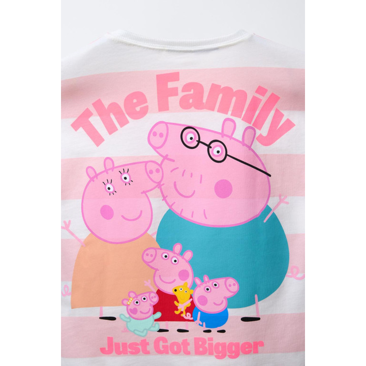 ФУТБОЛКА В ПОЛОСКУ С ПРИНТОМ PEPPA PIG ™