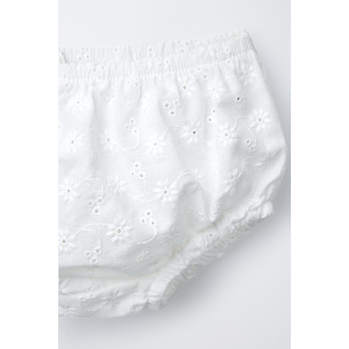 ПЛАТЬЕ И ТРУСИКИ С ВЫШИВКОЙ В ШВЕЙЦАРСКОМ СТИЛЕ