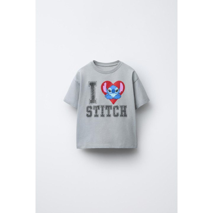 ФУТБОЛКА С БЛЕСТЯЩИМ ПРИНТОМ LILO & STITCH © DISNEY