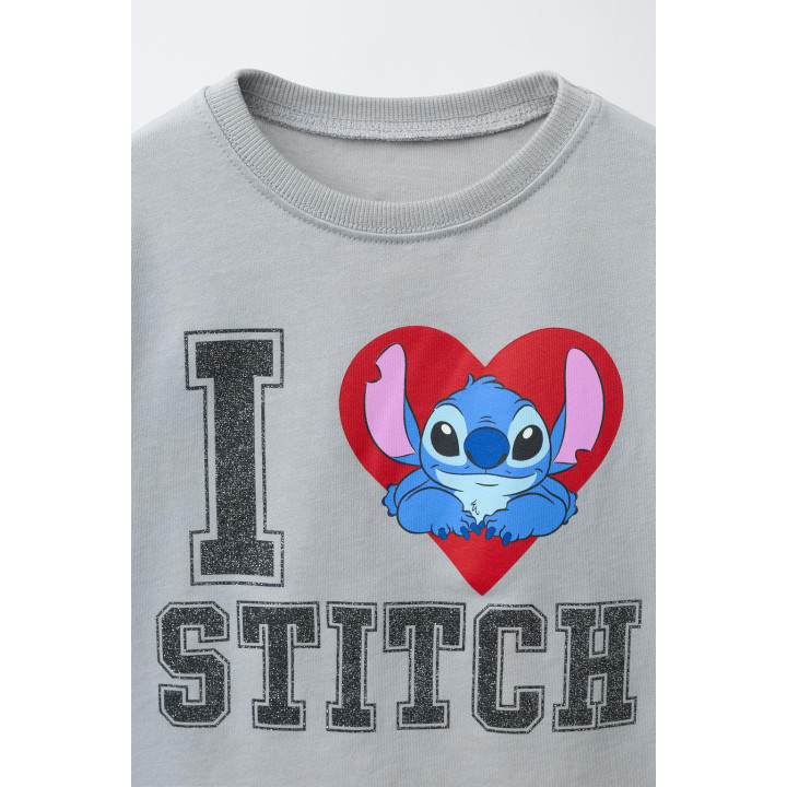 ФУТБОЛКА С БЛЕСТЯЩИМ ПРИНТОМ LILO & STITCH © DISNEY