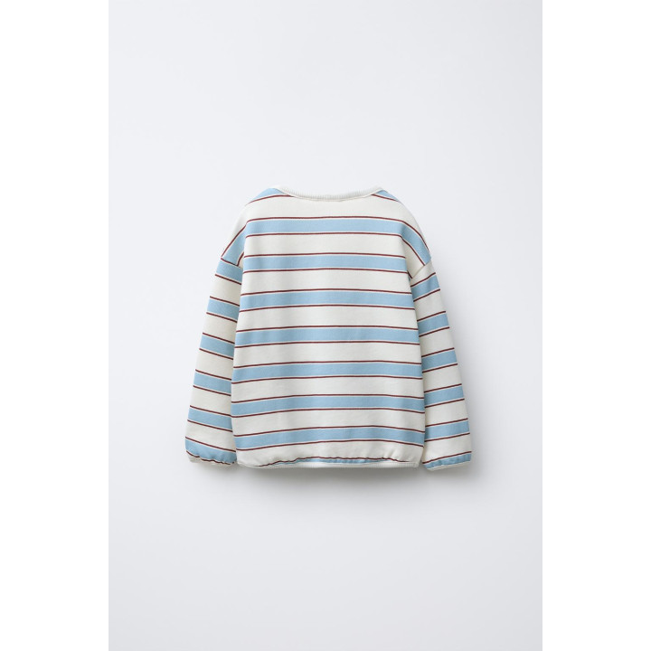 ФУТБОЛКА ИЗ ФЛИСА В ПОЛОСКУ HELLO KITTY © SANRIO