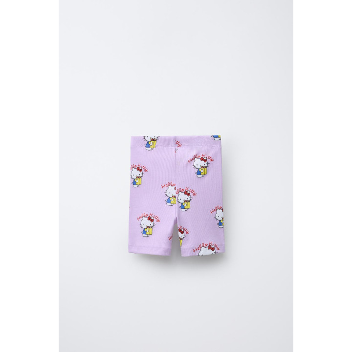 ЛЕГИНСЫ В РУБЧИК ВЕЛОСИПЕДНЫЕ HELLO KITTY © SANRIO
