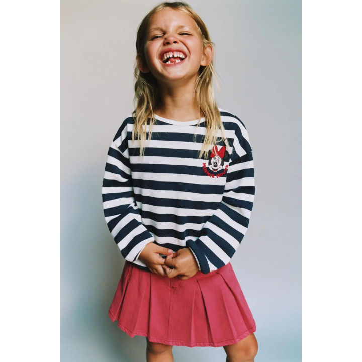 ФУТБОЛКА В ПОЛОСКУ С MINNIE MOUSE © DISNEY