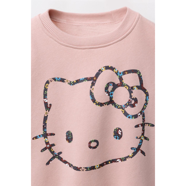 КОМПЛЕКТ ТОЛСТОВКА И ЛЕГГИНСЫ С ЦВЕТАМИ HELLO KITTY © SANRIO
