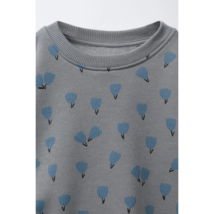 КОМПЛЕКТ: ТОЛСТОВКА И ЛЕГИНСЫ В РУБЧИК С ПРИНТОМ