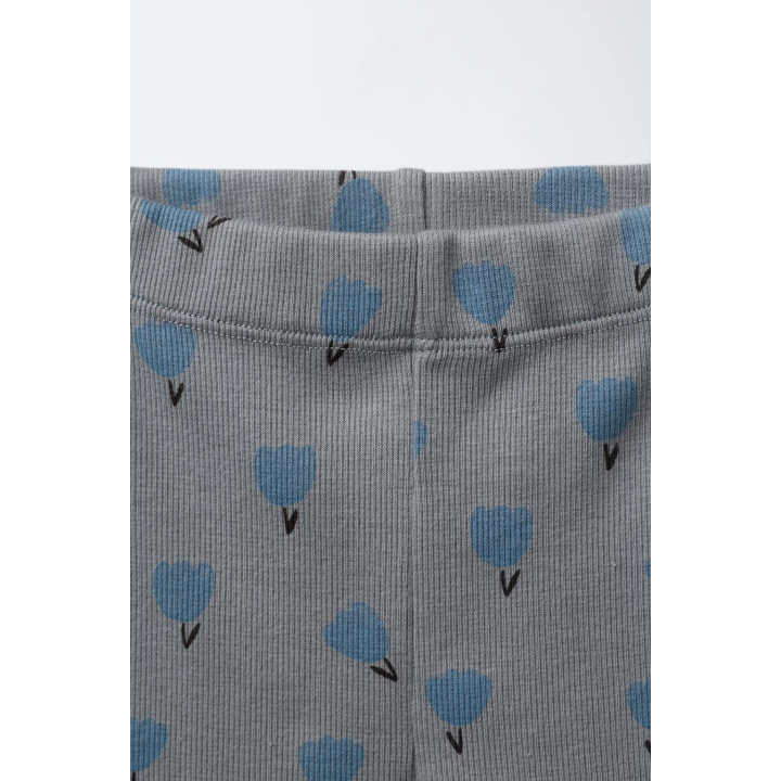 КОМПЛЕКТ: ТОЛСТОВКА И ЛЕГИНСЫ В РУБЧИК С ПРИНТОМ