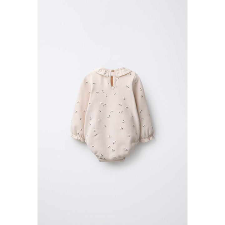 ТЕПЛОЕ БОДИ С ЦВЕТОЧНЫМ ПРИНТОМ