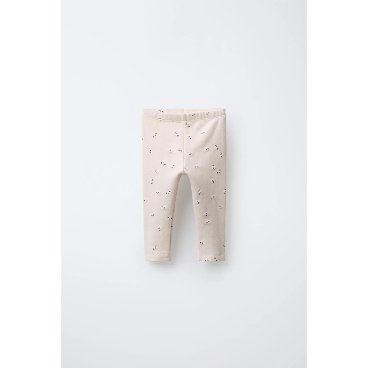 УТЕПЛЕННЫЕ ЛЕГИНСЫ С ЦВЕТОЧНЫМ ПРИНТОМ