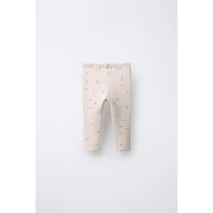 УТЕПЛЕННЫЕ ЛЕГИНСЫ С ЦВЕТОЧНЫМ ПРИНТОМ