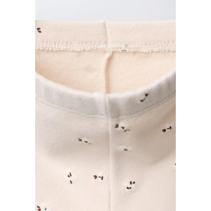 УТЕПЛЕННЫЕ ЛЕГИНСЫ С ЦВЕТОЧНЫМ ПРИНТОМ