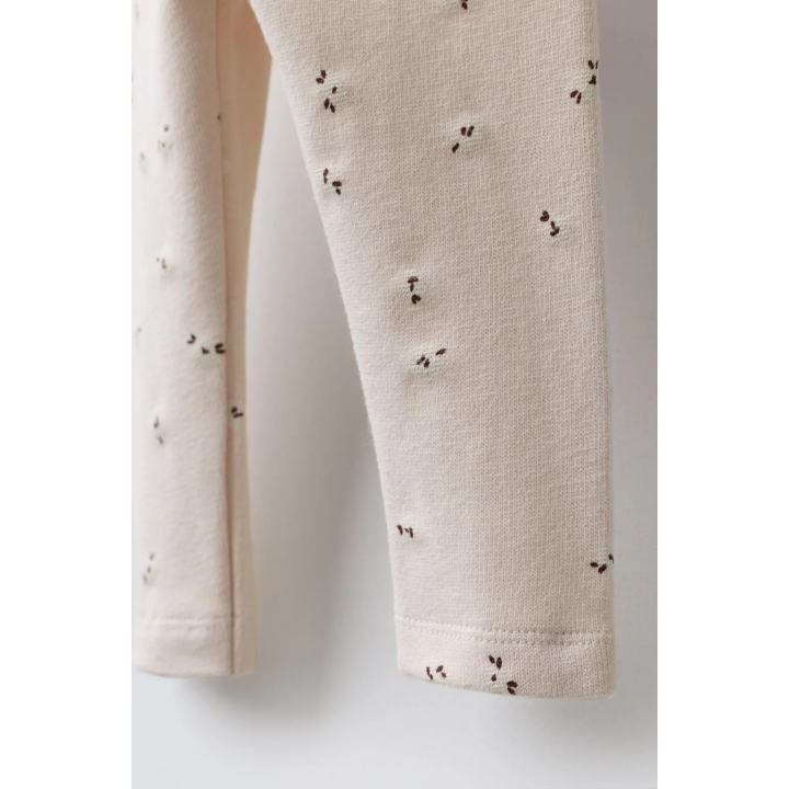 УТЕПЛЕННЫЕ ЛЕГИНСЫ С ЦВЕТОЧНЫМ ПРИНТОМ