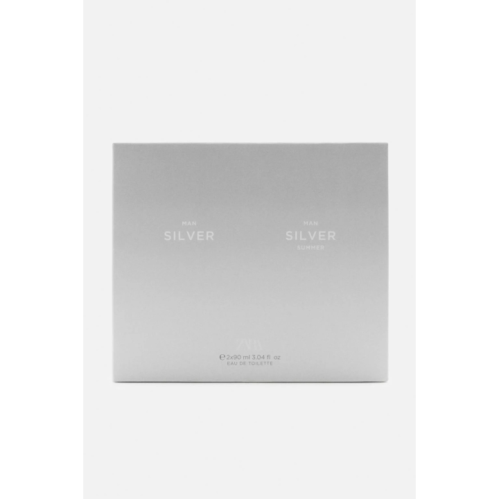Silver + silver summer edt 2 x 90 ml / 3.04 oz