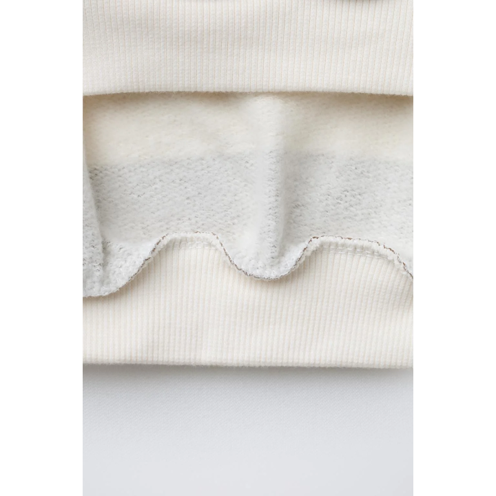 ТОЛСТОВКА В ПОЛОСКУ С ВЫШИВКОЙ