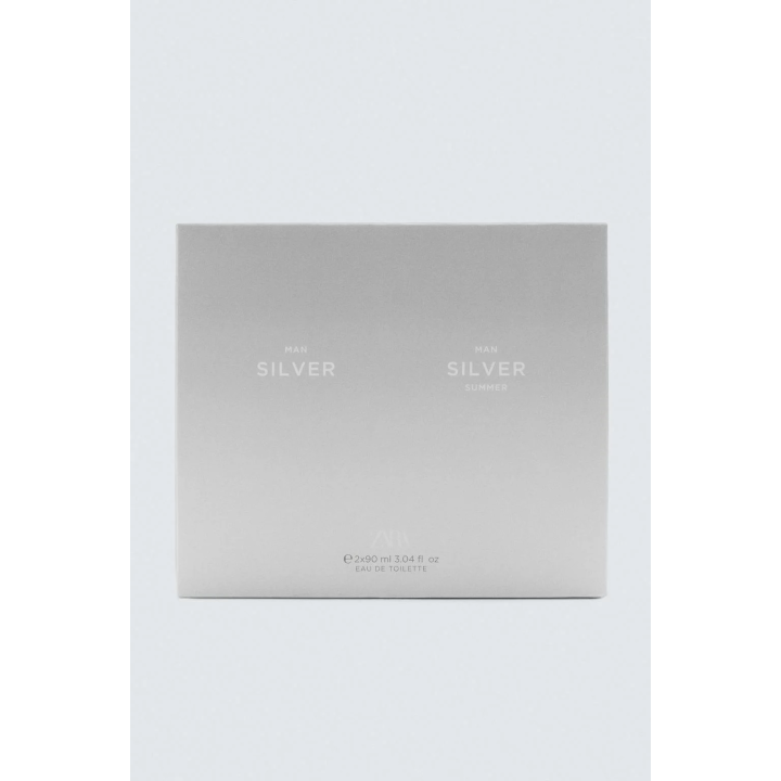 Silver + silver summer edt 2 x 90 ml / 3.04 oz