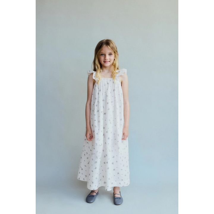 Платье с блеском цветочного узора ограниченной коллекции для детей 6-10 лет