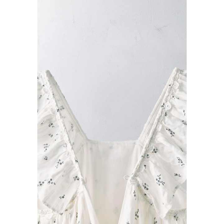 Платье с блеском цветочного узора ограниченной коллекции для детей 6-10 лет