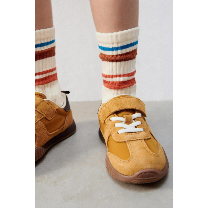 Набор из 2 пар длинных носков в полоску