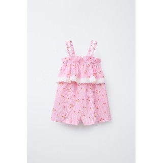 КОМБИНЕЗОН С ЦВЕТОЧНЫМ ПРИНТОМ