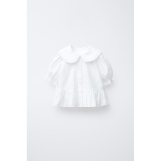 РУБАШКА С КРУГЛЫМ ВОРОТНИКОМ