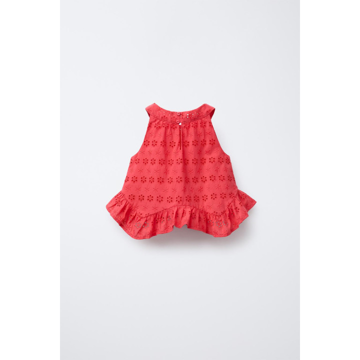 ТОП С ЦВЕТОЧНОЙ ВЫШИВКОЙ