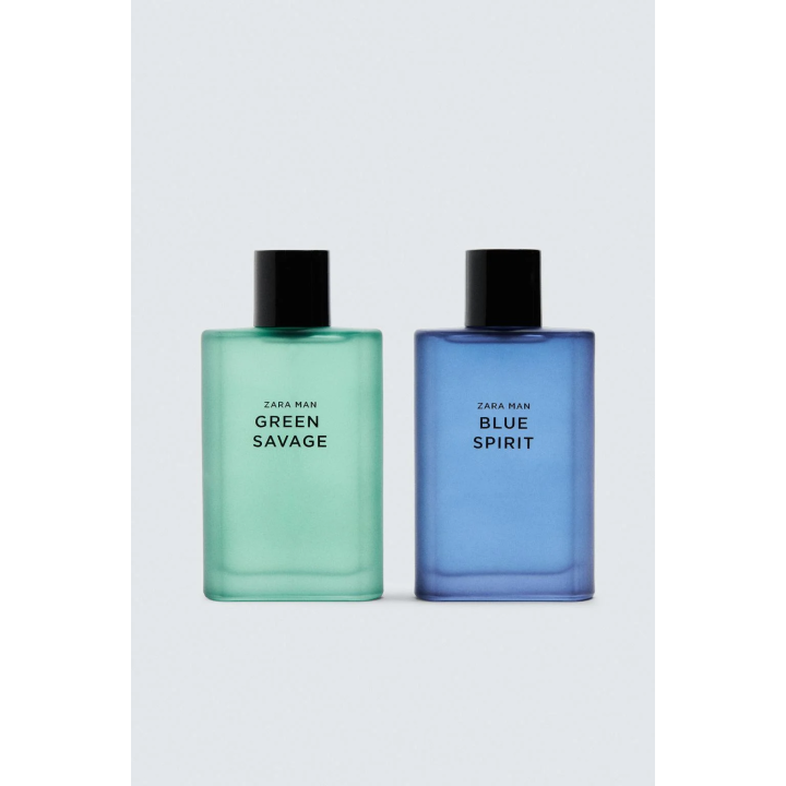 Набор парфюма ZARA MAN GREEN SAVAGE + ZARA MAN BLUE SPIRIT  2 X 90ML 