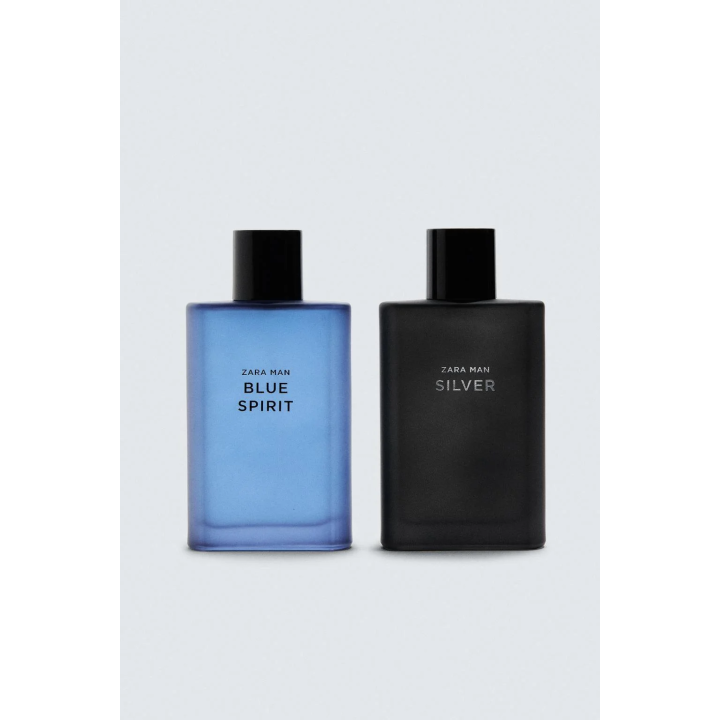 Набор парфюма ZARA MAN SILVER + ZARA MAN BLUE SPIRIT 2 X 90ML
