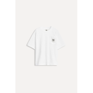 1/2–6 ЛЕТ / ФУТБОЛКА С КАРМАНОМ И ЭТИКЕТКОЙ 50TH ANNIVERSARY