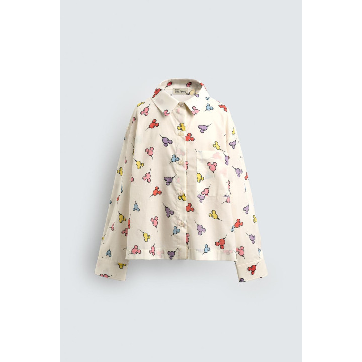 РУБАШКА С ШАРАМИ MICKEY MOUSE HARRY LAMBERT FOR ZARA X DISNEY