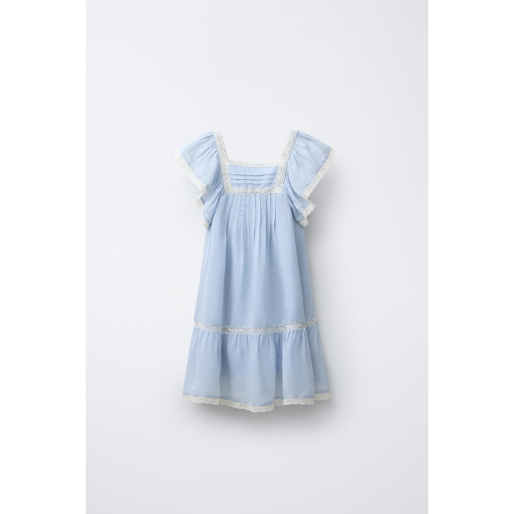 ПЛАТЬЕ С КРУЖЕВНОЙ ОТДЕЛКОЙ