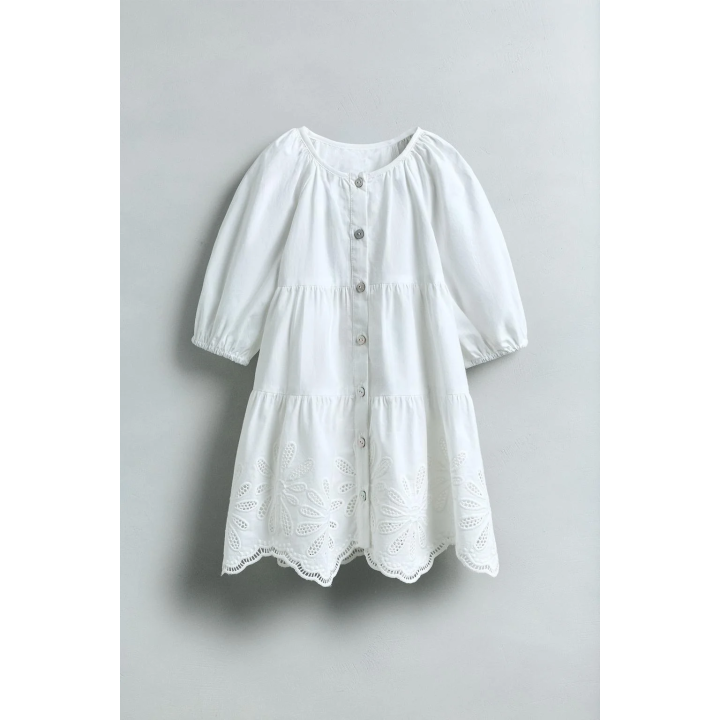 ПЛАТЬЕ С ВЫШИТЫМИ ЦВЕТАМИ