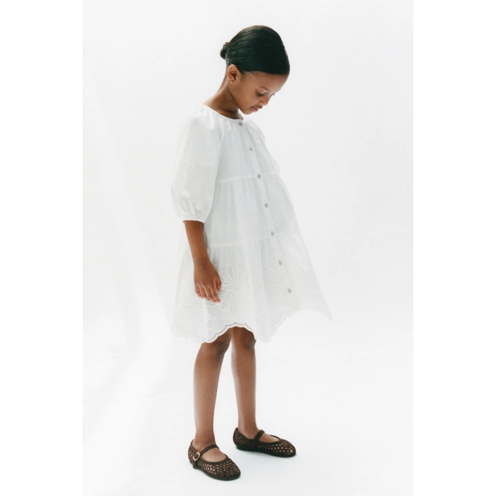 ПЛАТЬЕ С ВЫШИТЫМИ ЦВЕТАМИ