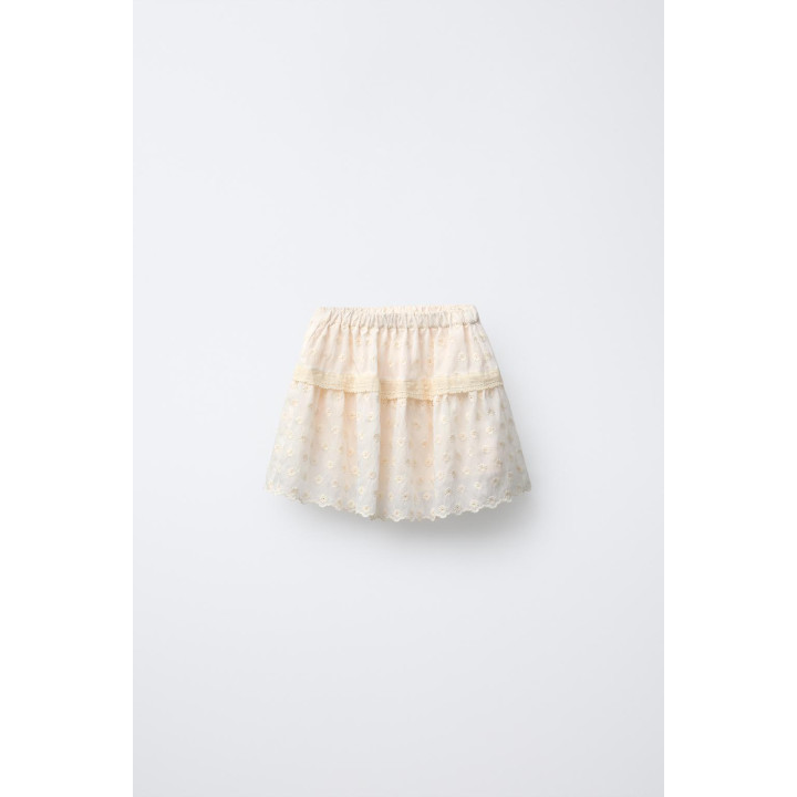 ЮБКА С ВЫШИВКОЙ И КРУЖЕВОМ