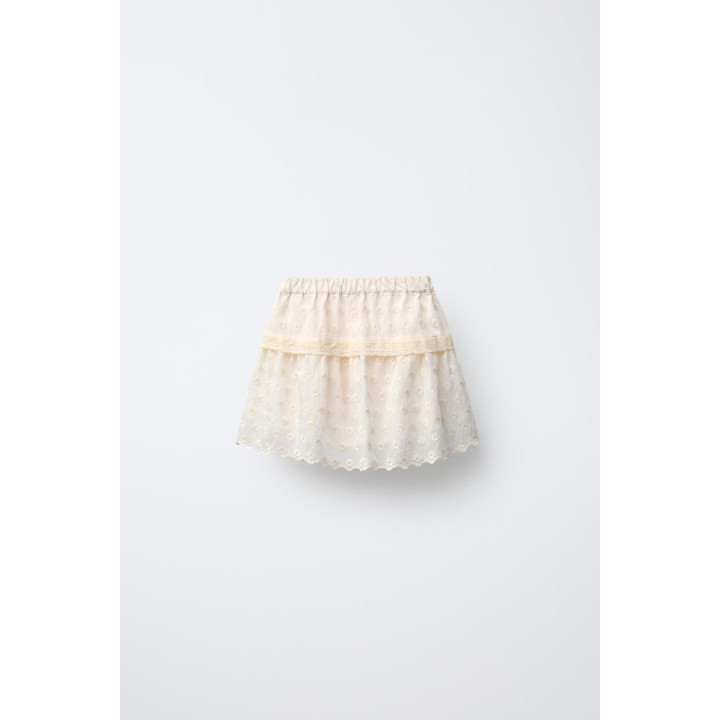 ЮБКА С ВЫШИВКОЙ И КРУЖЕВОМ