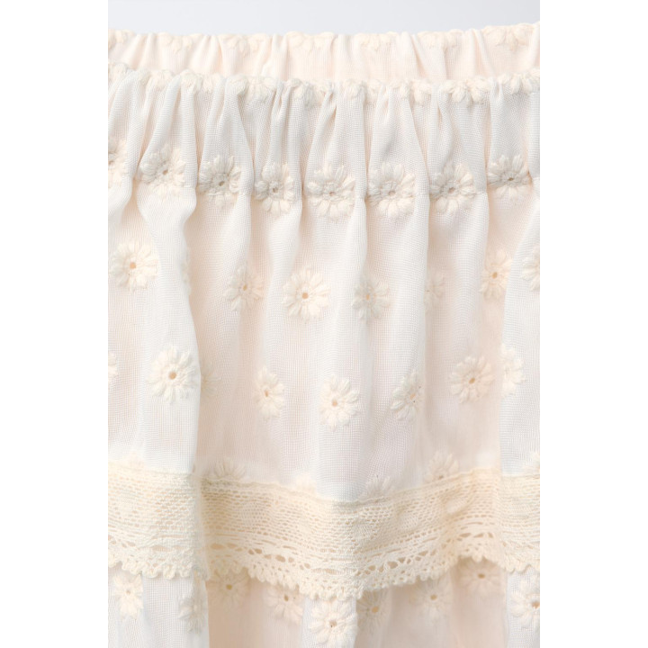 ЮБКА С ВЫШИВКОЙ И КРУЖЕВОМ