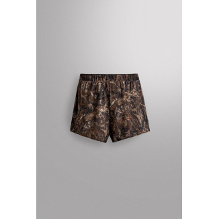 БЕГОВЫЕ ШОРТЫ С ПРИНТОМ В ВИДЕ ДЕРЕВЬЕВ